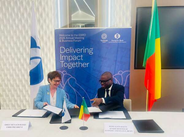 Signature d'accord entre la BERD et le Bénin